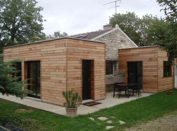 extension maison toit plat prix au m2