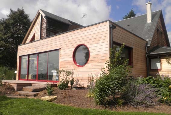 module bois avec hublot