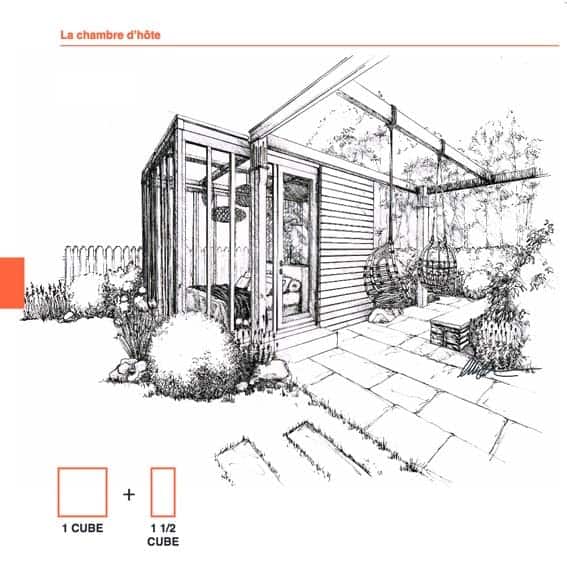 studio de jardin chambre d'hôte