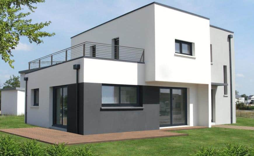 Maisons Bernard Jambert Maison moderne à toit plat