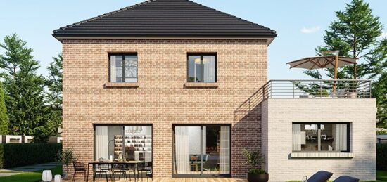 maison en brique avec étage dans les Yvelines, par Maisons France Confort