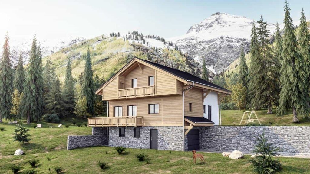 maison traditionnelle dans l'Ain, par Maisons et Chalets des Alpes