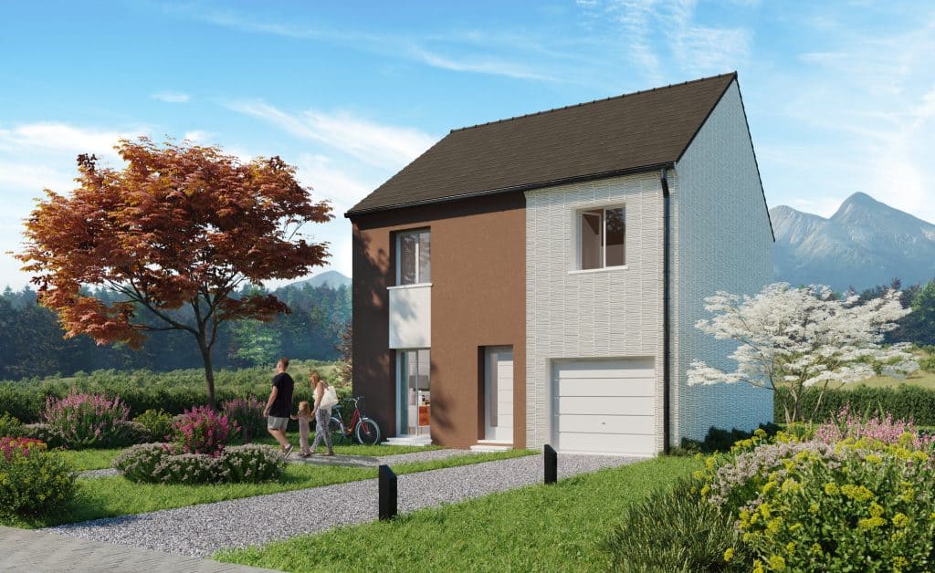 maison avec étage et garage dans les Yvelines, par Maison LOL