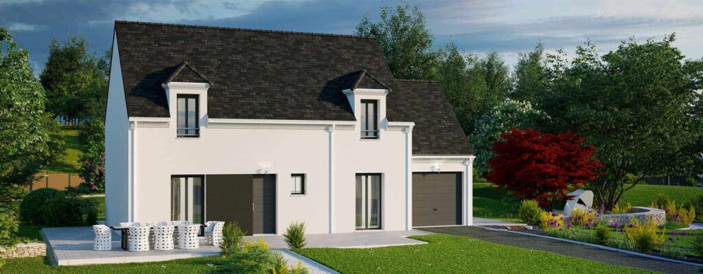 maison classique dans le val d'oise, par Maisons Pierre