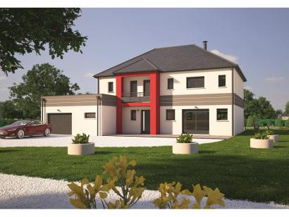 maison avec étage et garage dans le 78, par Maisons Balency