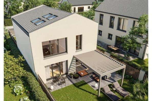 maison avec façade étroite dans le val d'oise, par Maisons France Confort