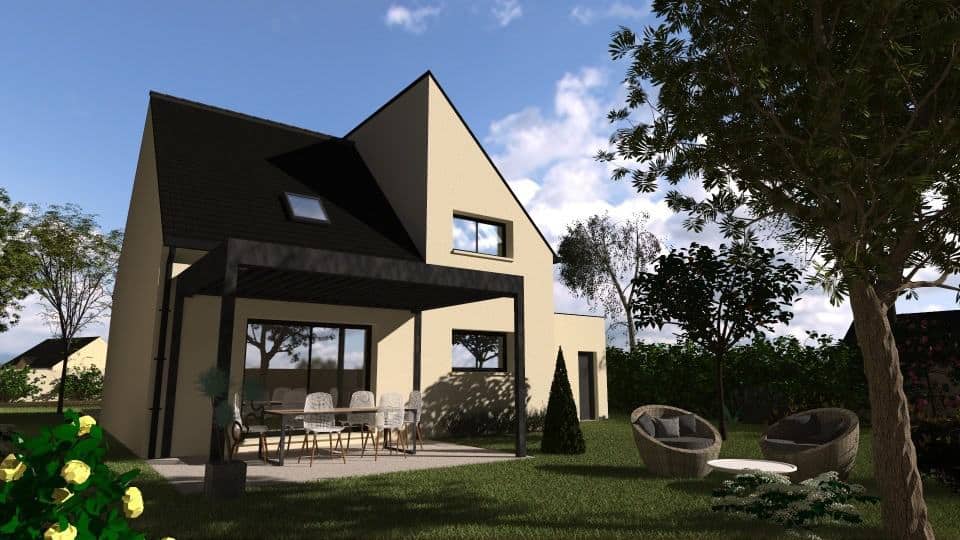 maison contemporaine à étage dans le Val-de-Marne, par Maisons Evolution