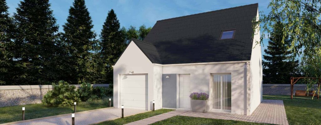 maison avec garage et allée dans l'Eure, par Maisons Pierre