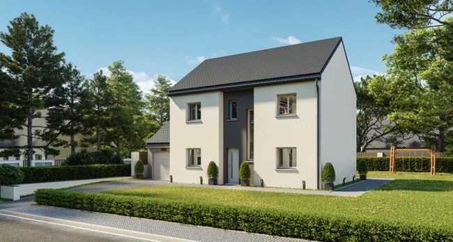 maison à étage dans la Manche, par Maisons France Confort
