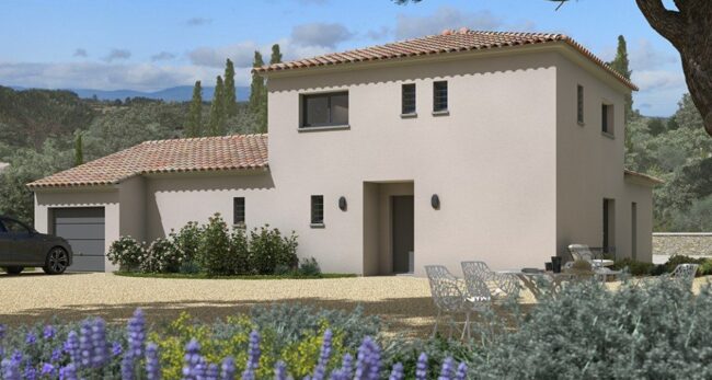 maison méditerranéenne à étage dans la Drôme, par Maisons France Confort