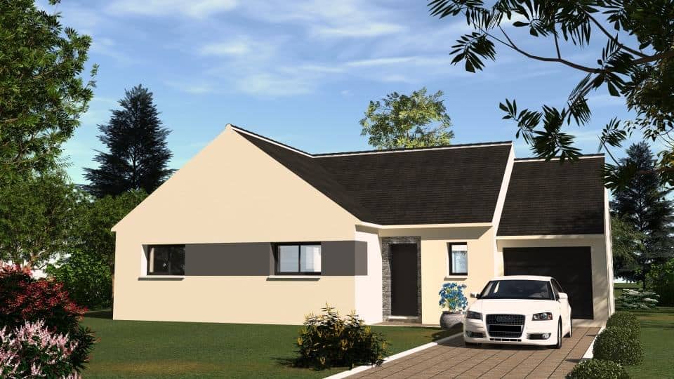 maison de plain-pied avec garage dans l'Essonne, par Maisons Evolution