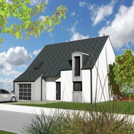 maison classique avec garage en Côtes d'Armor, par Maisons Ker-Villa
