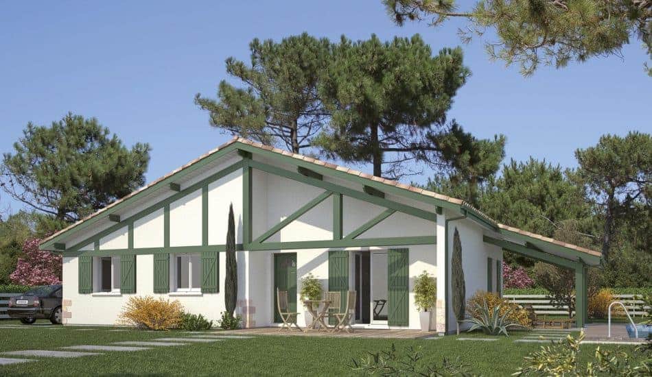 maison traditionnelle basque dans le 64, par Maisons MCA