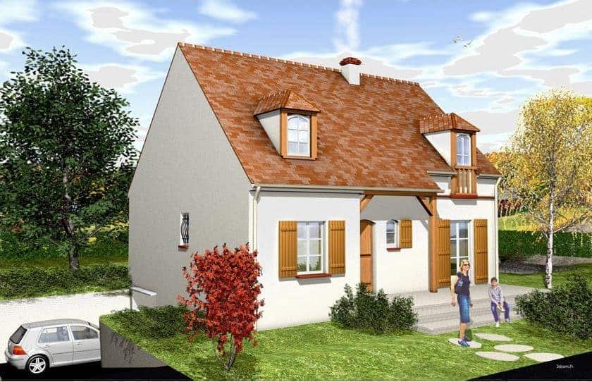 maison classique avec combles aménagés dans la Marne, par Pavillons d'Ile-de-France