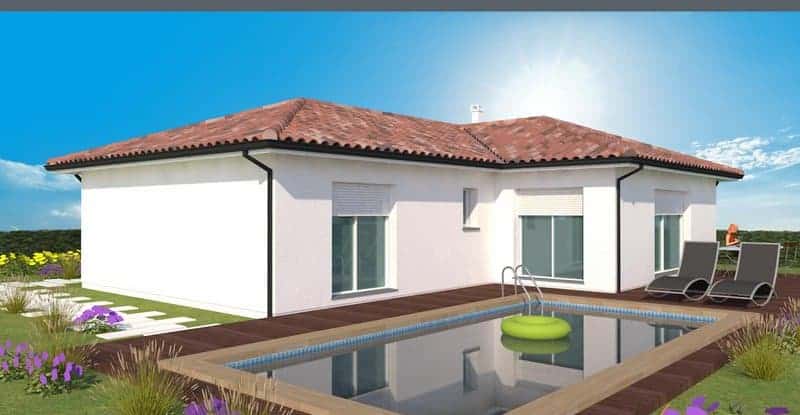 maison de plain-pied avec piscine dans le 64, par Maisons d'en France Sud-Ouest