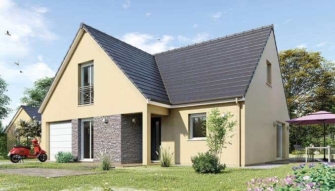 maison classique avec combles aménagés dans le 27, par les Maisons de l'Hexagone