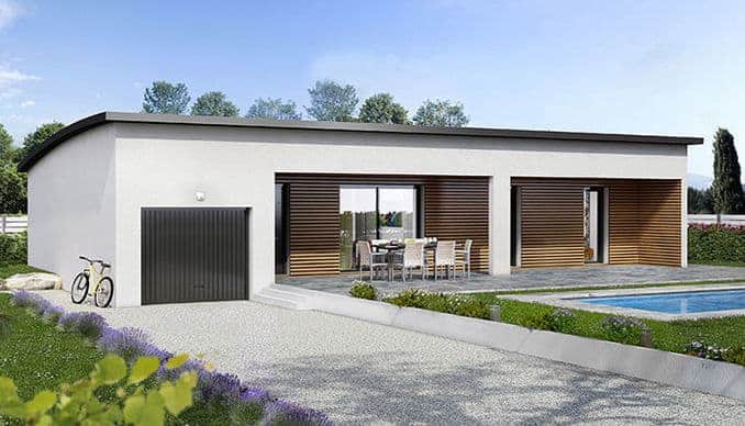maison contemporaine dans la Drôme, par Villas Trident