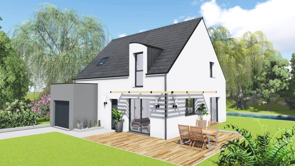 maison classique avec combles aménagés dans le 22, par Cre'actuel