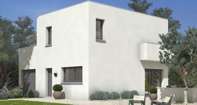 maison moderne blanche dans le 11, par Maisons France Confort