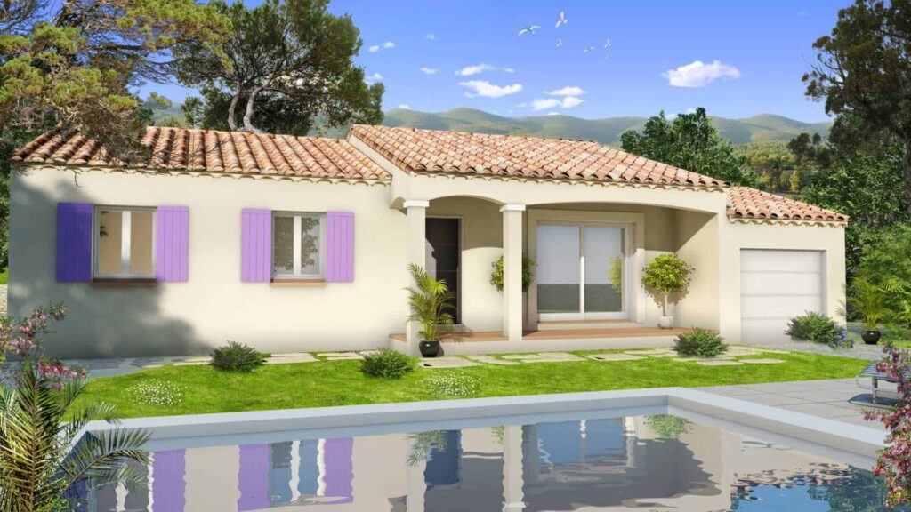 maison traditionnelle du sud dans les Alpes-de-Haute-Provence, par Villas Prisme