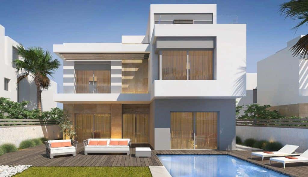 maison cubique avec étage et grandes baies vitrées dans le 07, par les Maisons Balci