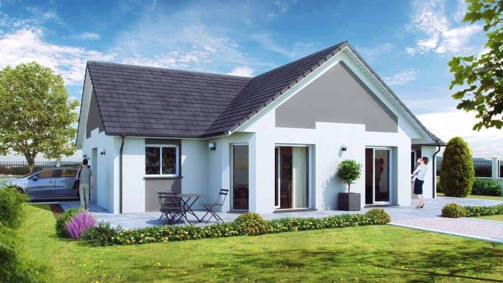 maison classique de plain-pied dans le 88, par Maisons Batilor
