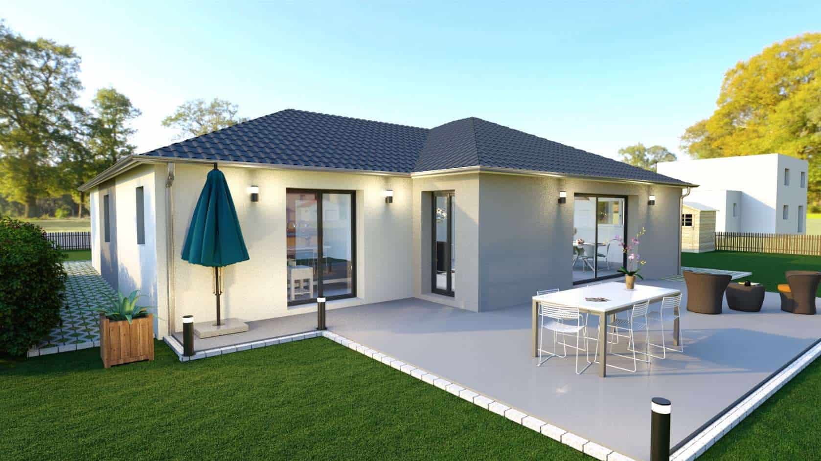 Maison traditionnelle plain pied