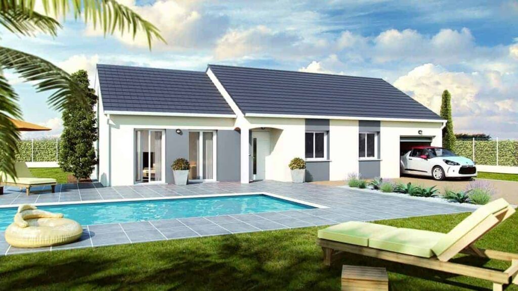 maison de plain-pied avec piscine dans le 88, par Maisons Babeau Seguin