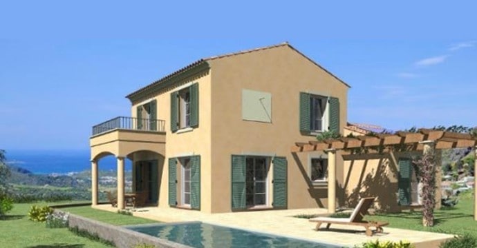 maison traditionnelle à étage en Corse-du-Sud, par Demeures Corses