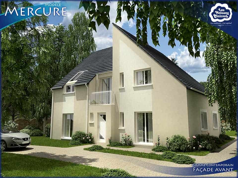 maison contemporaine avec balcon en Seine-Saint-Denis, par les Maisons Clairval