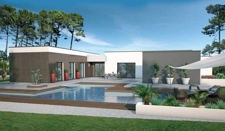 maison moderne de plain-pied dans le 11, par Demeures d'Occitanie
