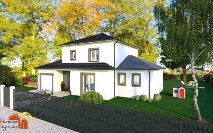 maison contemporaine à toit noir dans le 03, par les Demeures Régionales