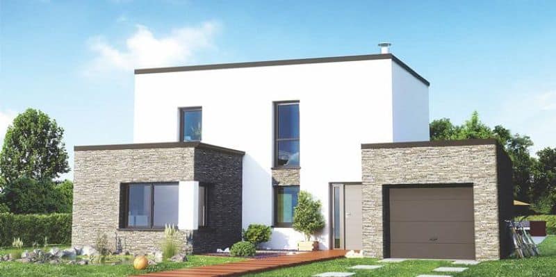 Maison Contemporraine à étage dans les Ardennes par Maison Familiale