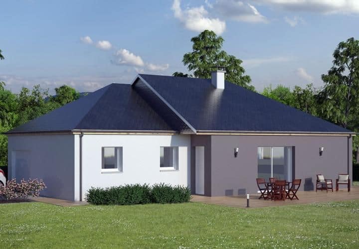 maison classique de plain pied dans le 12, par Maisons Doméo