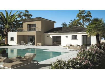 maison contemporaine avec terrasse couverte en Ariège, par les Maisons de Manon