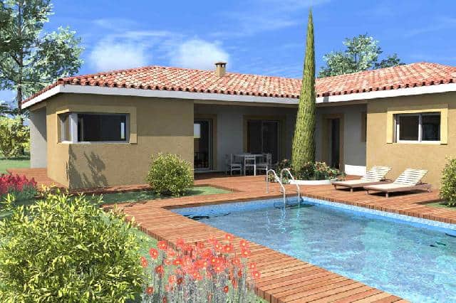maison de plain-pied avec piscine dans le 32, par JBM Constructions
