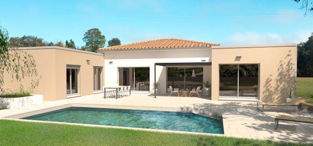 maison de plain-pied en U dans le 82, par GER Constructeur