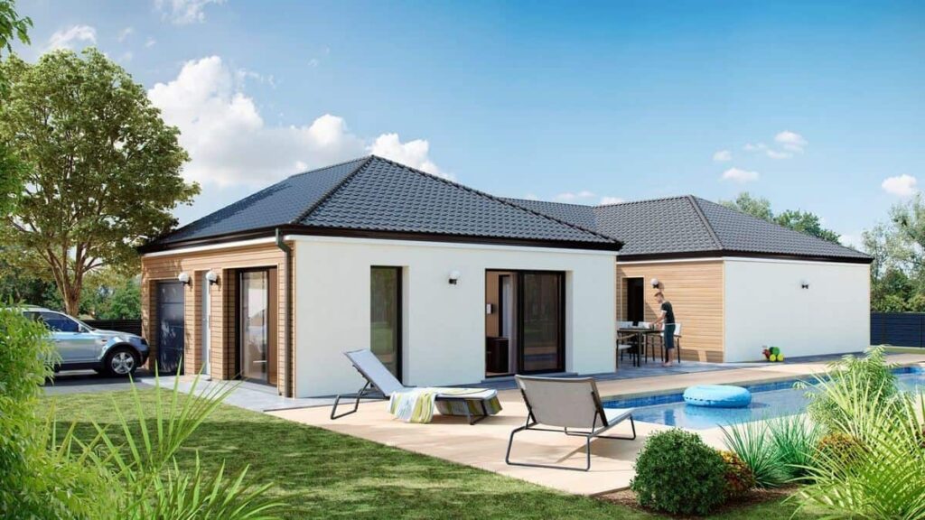 maison en U de plain-pied dans l'Orne, par Maisons Concept