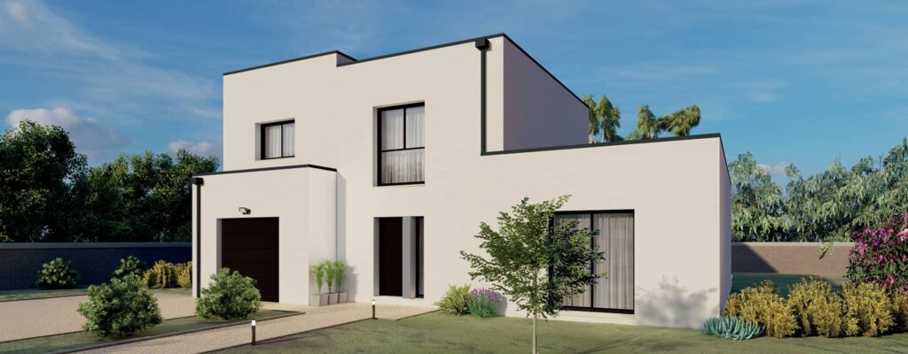 maison moderne à étage avec garage dans le 49, par Maisons Pierre