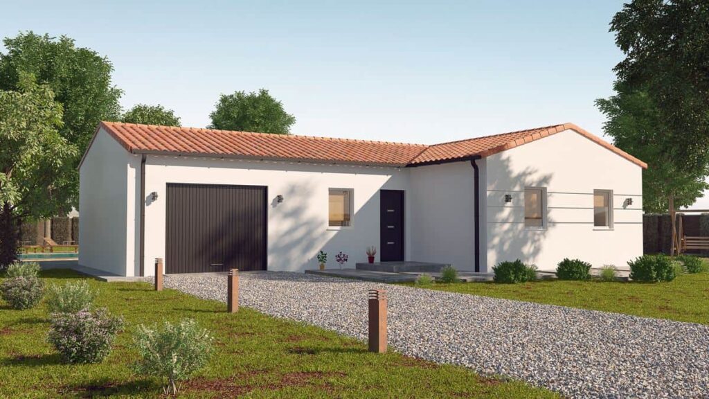 maison traditionnelle de plain-pied dans le 49, par Maisons Concept