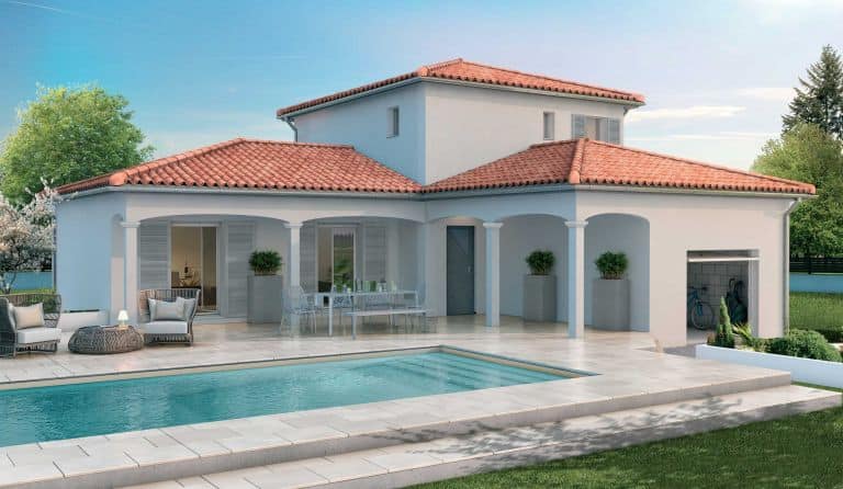 maison traditionnelle avec 3 chambres et une piscine dans le 30, par Demeures d'Occitanie