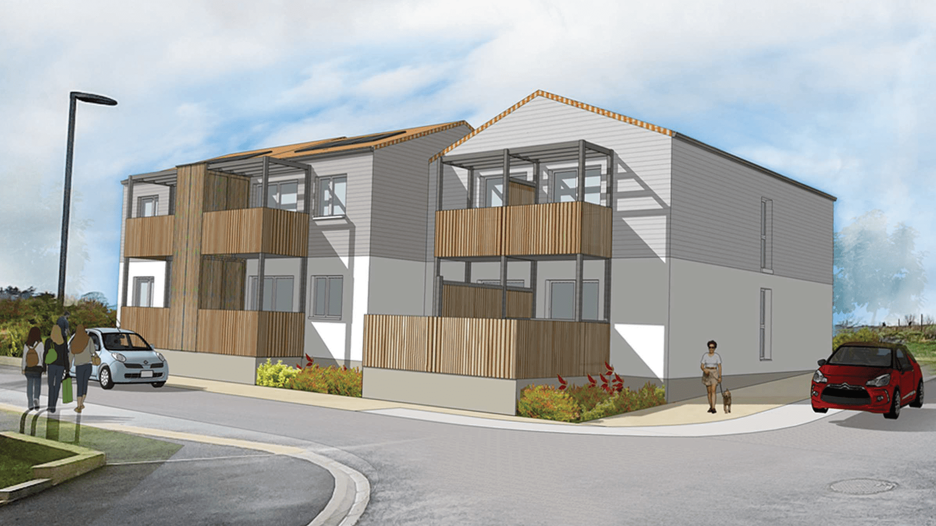 construction de 27 nouveaux logements dans le Lotissement des Factières, à Beaupréau-en-Mauges (49)