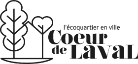 logo du programme « Cœur de Laval », dans l'éco-quartier Ferrié, à Laval (53)