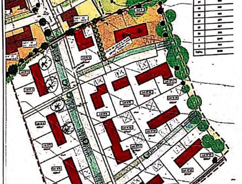 plan du lotissement Les Poissonniers II, à Lancieux (22)