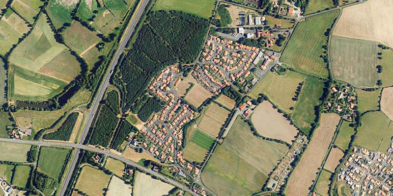 Futur lotissement L'Or&eacute;e de noues au hameau du Bois d&rsquo;Ouin, &agrave; Cholet (49)