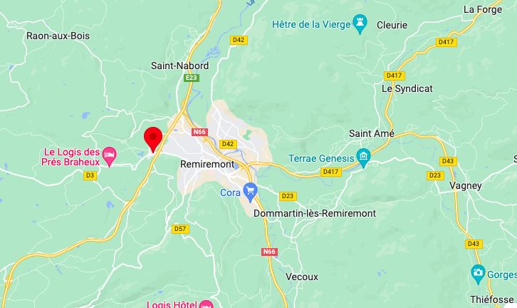 commune de Saint-Narbord, dans les Vosges (88)
