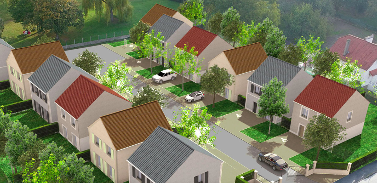 maisons et terrains au Clos des Rossignols, &agrave; Goussainville (95)