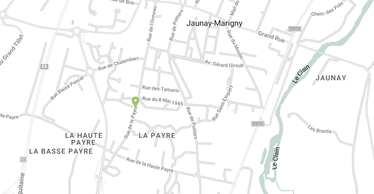 emplacement du nouveau lotissement « l’Impasse des Oiseaux », à Jaunay-Marigny (86)
