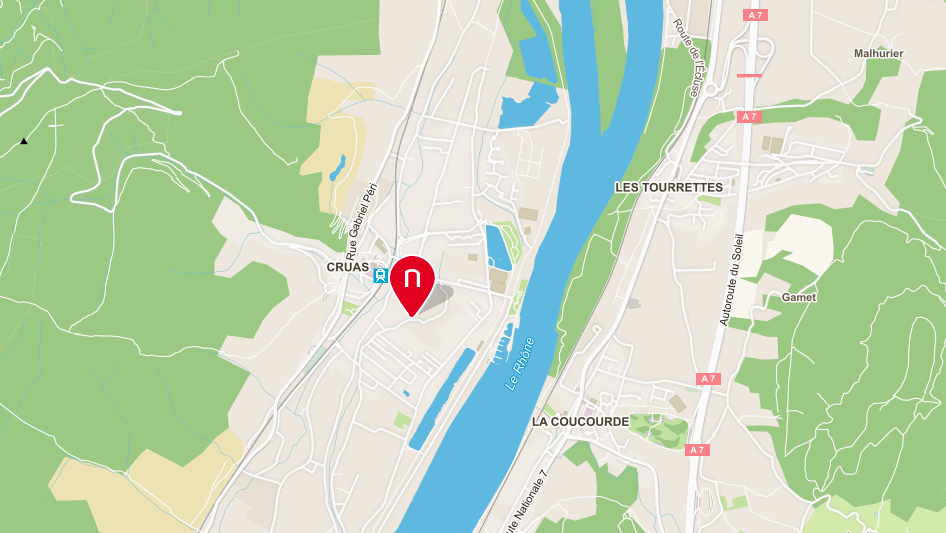 implantation du programme "Le Domaine des Ilons", avec 24 nouveaux terrains à Cruas (07)