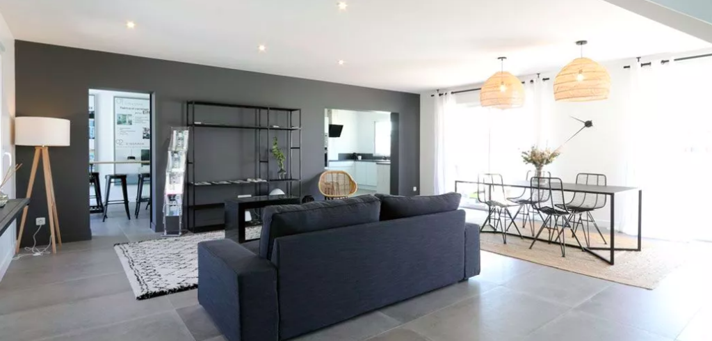 séjour de Méliana, Maison témoin IGC au village Homexpo à Bordeaux Lac (33)